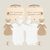 Kraamcadeau Box Tweeling - Koffertjes