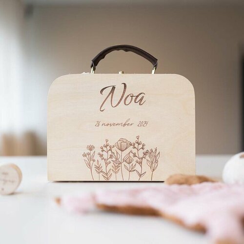 Kraamcadeau Box Tweeling - Koffertjes