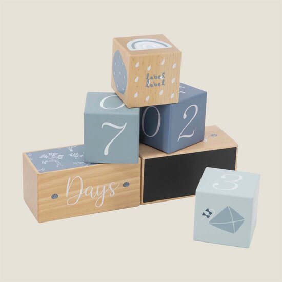 Mijlpaal blokken - Label Label