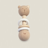 BamBam houten beer rammelaar