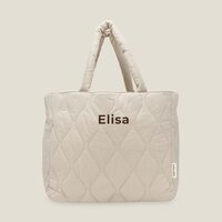 Kidslabel Luiertas Quilted - Beige