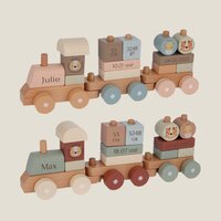 Houten speelgoedtrein - Monnëka