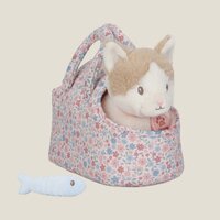 Knuffelkat Marley In Tas - Little Dutch