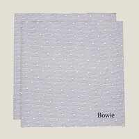 Hydrofiele doeken - 2 stuks - Miffy Stripe Navy - Jollein