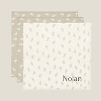 Hydrofiele doeken - 3 stuks - Twig Olive Green - Jollein