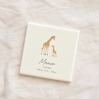 Geboorte tegel - Giraffen