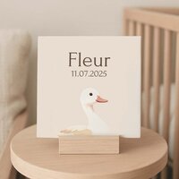 Geboorte tegel - Eend