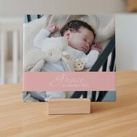 Geboortetegel met eigen foto