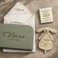 Happy Horse kraamcadeau koffer set - Sage Green
