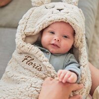 Wikkeldeken - Bunny Nougat - Jollein