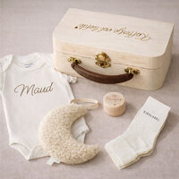 Kraamcadeau koffertje met naam