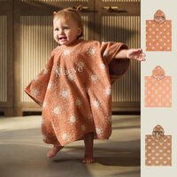 Badponcho badstof - Jacquard - Jollein
