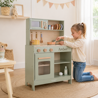 Houten speelkeuken - Groen - Little Dutch