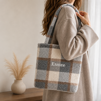 Jollein Luiertas Shopper - Check Boucl&eacute;