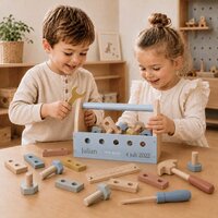Gereedschapskist met naam - Little Dutch 