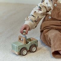 Houten Safari Auto - Groen - Little Dutch
