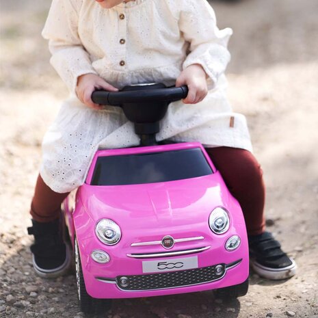 Loopauto Fiat 500 met naam