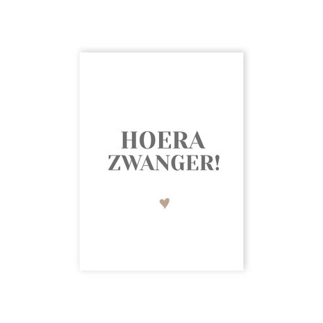 Brievenbuscadeau - Hoera zwanger!