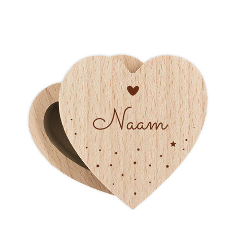 Haarlokdoosje met naam