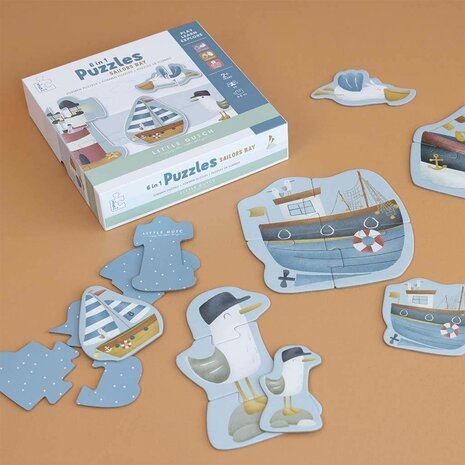 Little Dutch Vormen puzzels Sailors Bay