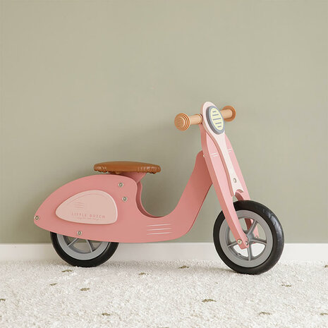 Loopscooter Roze - Little Dutch
