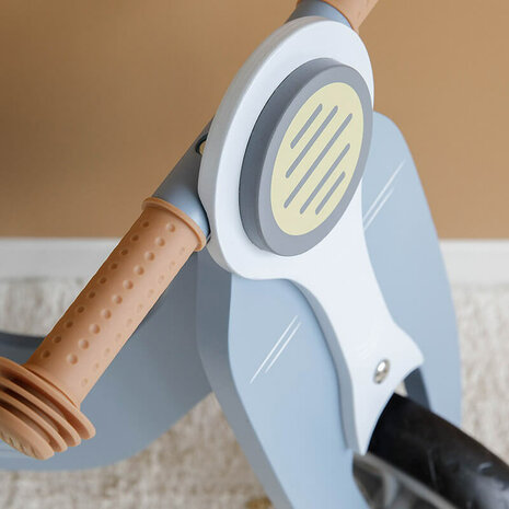 Loopscooter Blauw - Little Dutch