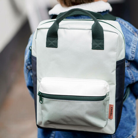 ENGEL. Rugzak Colorblock – Green Legend