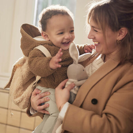 Jollein teddy rugzak Boucle - Naturel