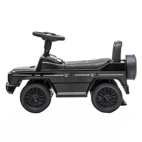 Loopauto Mercedes Benz G-Klasse met naam (zwart)