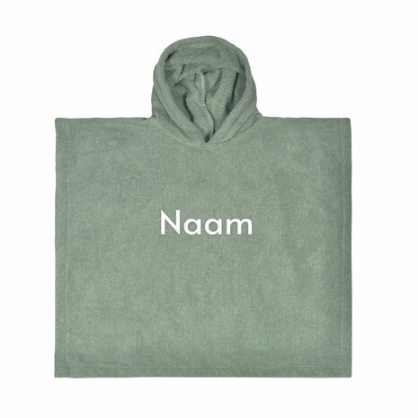 Poncho met naam (2-6 jaar)