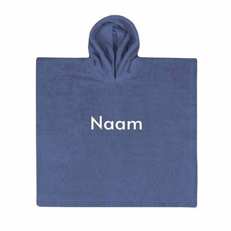 Poncho met naam (2-6 jaar)