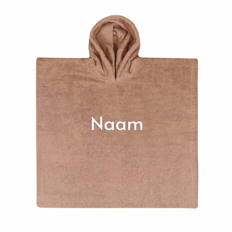 Poncho met naam (2-6 jaar)