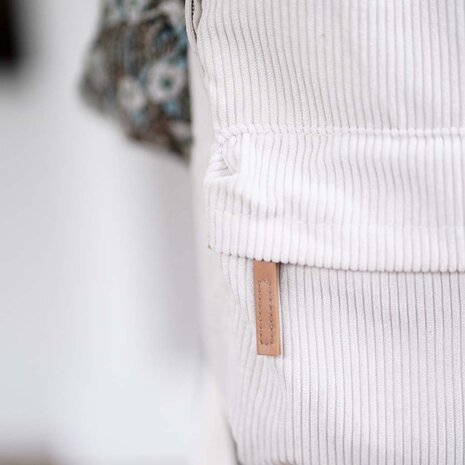 KC Boutique Corduroy rugzak - Beige