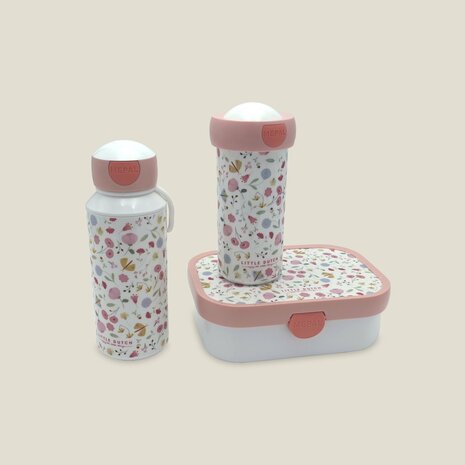 Little Dutch rugzak met naam - Bloemen