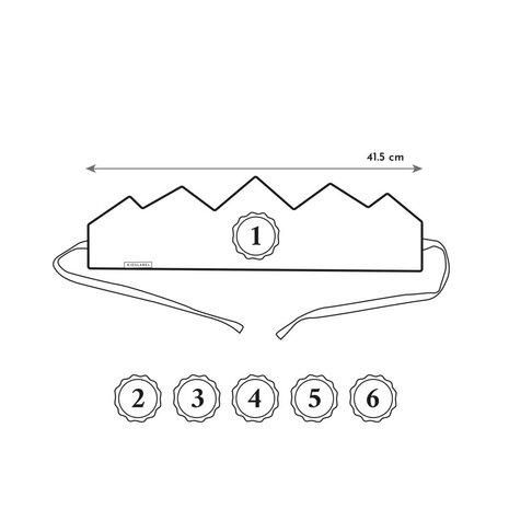 Kidslabel Verjaardagskroon