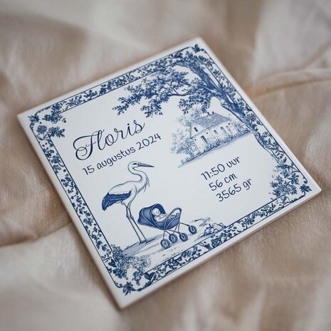 Geboortetegel&nbsp;- Delftsblauw