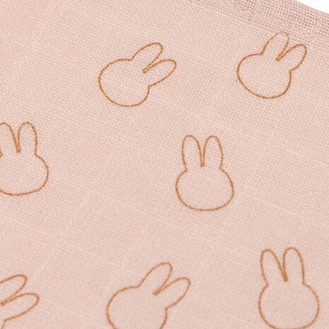 Hydrofiele doeken Jollein - Miffy Silhouettes (Wild Rose) - 3 stuks