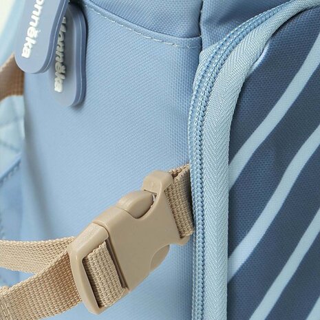 Kinderrugzak Stripes Blue - Monn&euml;ka