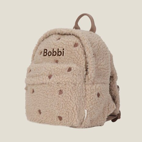 Teddy Rugzakje Taupe - Little Dutch