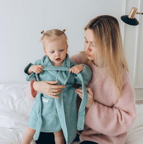 Baby badjas met naam