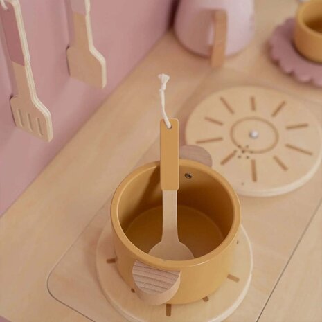 Houten speelkeuken - Roze - Little Dutch