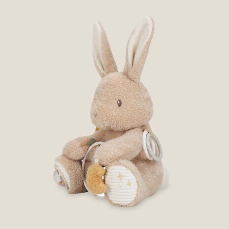 Activiteitenknuffel Konijn - Zand - Baby Bunny - Little Dutch