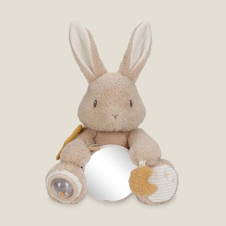 Activiteitenknuffel Konijn - Zand - Baby Bunny - Little Dutch