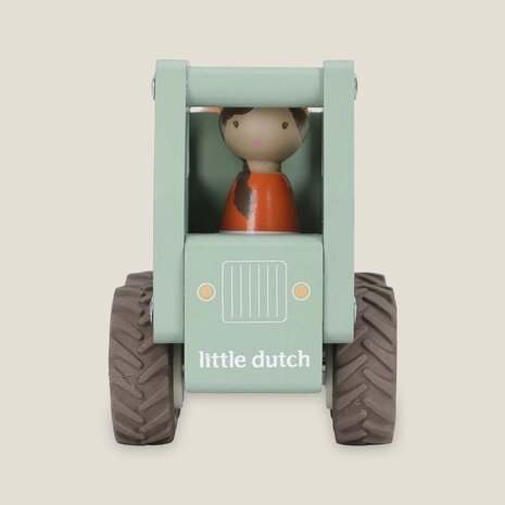 Houten cementwagen - Groen - Essentials - Little Dutch