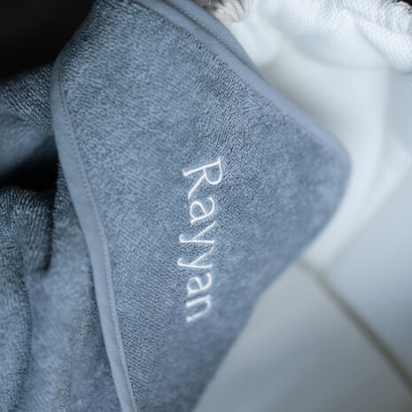 Badcape met naam XL