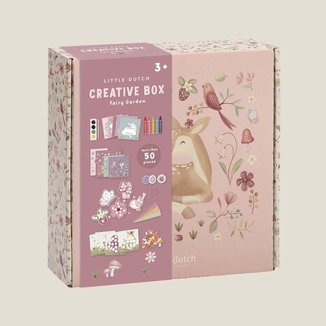Knutseldoos XL - Meerkleurig - Fairy Garden - Little Dutc