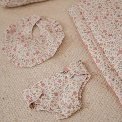 Poppen luiertas &ndash; Meerkleurig &ndash; Essentials &ndash; Soft Flowers - Little Dutch