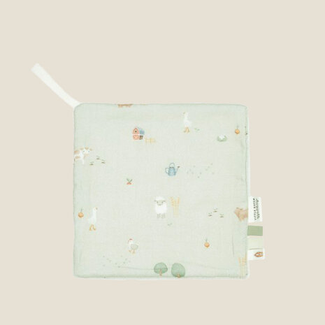 Knuffeldoek - Groen - Little Farm - Little Dutch