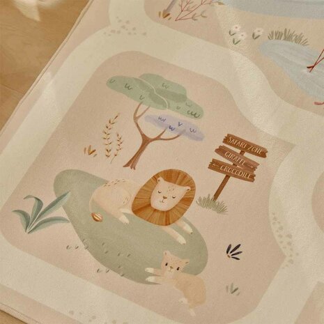Speelkleed auto&rsquo;s Safari &ndash; Beige &ndash; Little Dutch