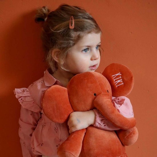 Knuffel met naam - Olifant